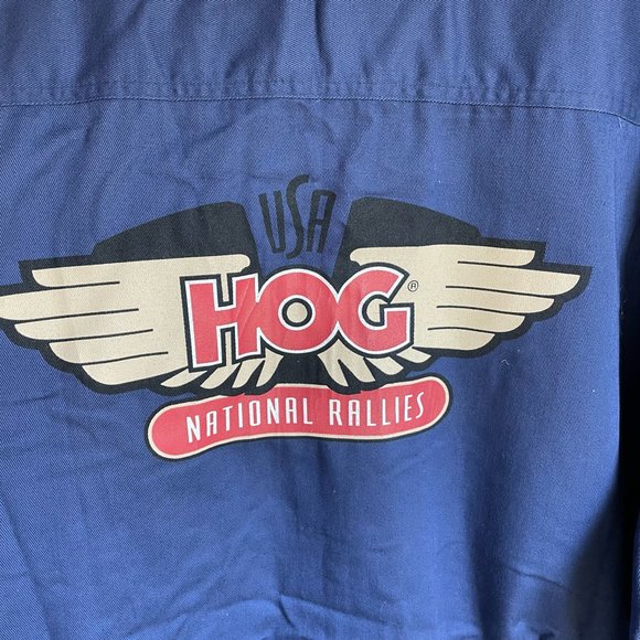 Harley-Davidson Harley Owners Group HOG Mechanic Style Shirt Size 4X - Picture 5 of 5